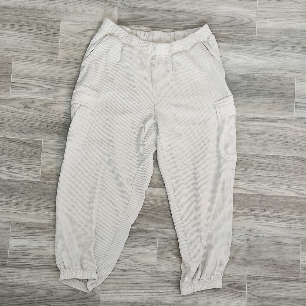Aerie Cream Joggers